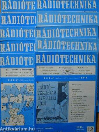 Rádiótechnika 1990. (nem teljes évfolyam)