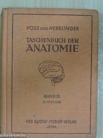 Taschenbuch der Anatomie III. (töredék)