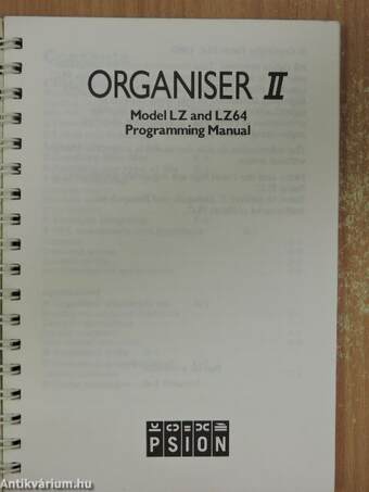 Organiser II.