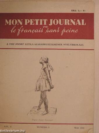 Mon Petit Journal 1958. május