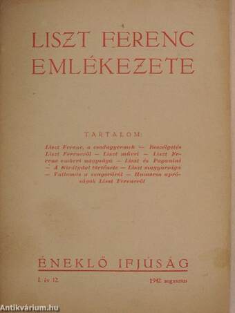 Éneklő Ifjúság 1942. augusztus