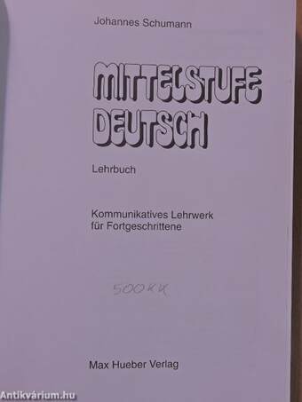 Mittelstufe Deutsch - Lehrbuch