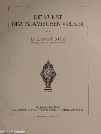 Die Kunst der islamischen Völker