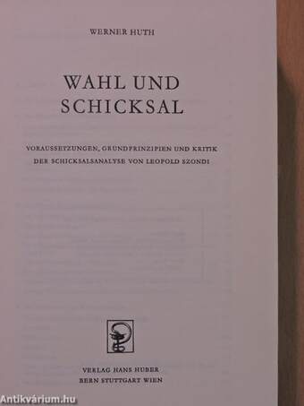 Wahl und Schicksal