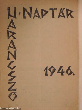 Evangélikus keresztyének képes Harangszó-naptára az 1946. évre