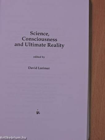 Science, Consciousness and Ultimate Reality