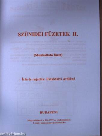 Szünidei füzet 2.