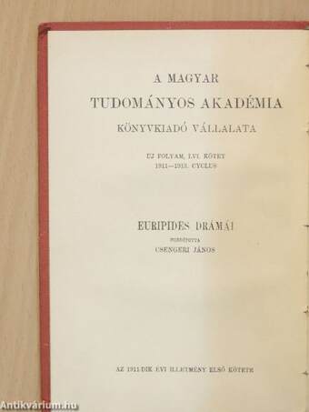 Euripides drámái