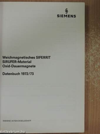 Weichmagnetisches SIFERRIT SIRUFER-Material Oxid-Dauermagnete