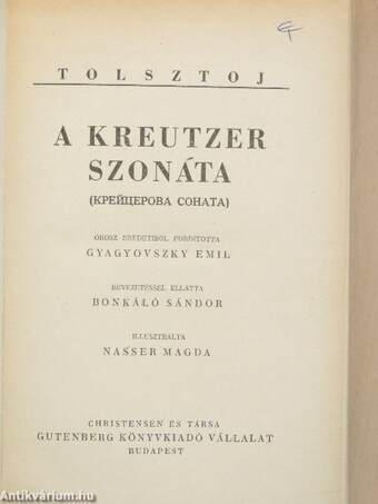 A Kreutzer szonáta