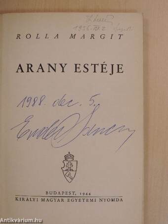 Arany estéje