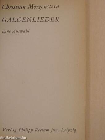 Galgenlieder