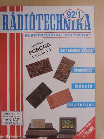 Rádiótechnika 1992. január-december