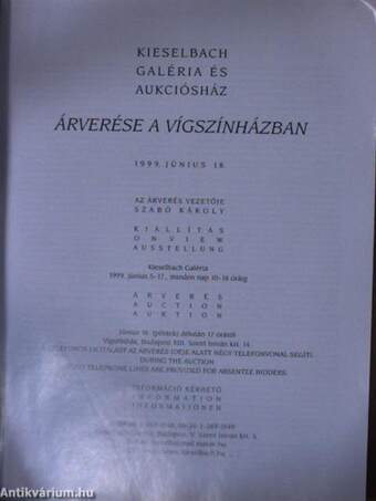 Kieselbach Galéria és Aukciósház - Nyári Képaukció 1999