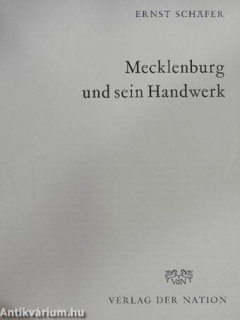 Mecklenburg und sein Handwerk