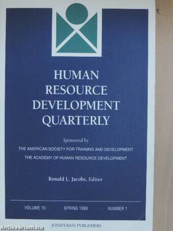 Human Resource Development Quarterly Spring 1999