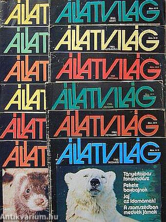 Állatvilág 1980. január-december