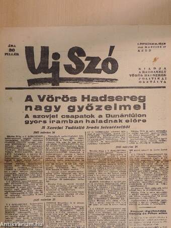 Uj Szó 1945. március 27.