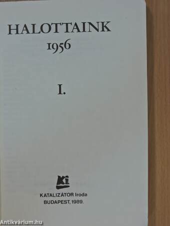 Halottaink 1956 I.