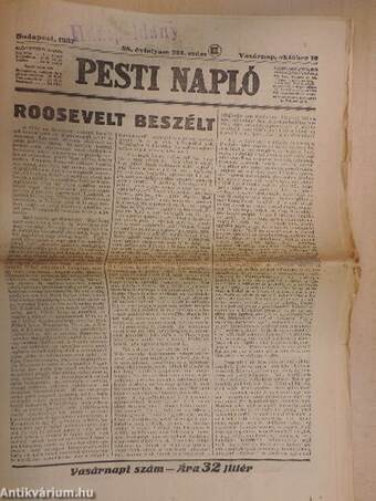 Pesti Napló 1937. október 10.