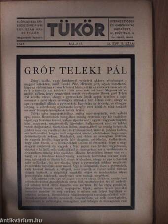 Tükör 1941. május