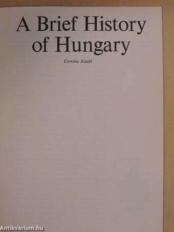 A Brief History of Hungary