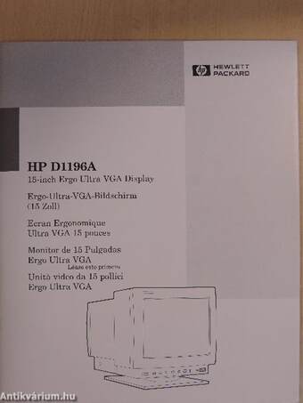 HP D1196A 15-inch Ergo Ultra VGA Display