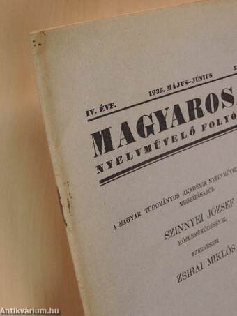 Magyarosan 1935. május-június