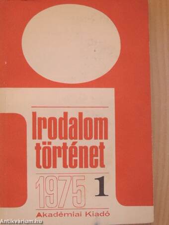 Irodalomtörténet 1975/1.