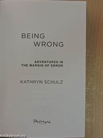 Being Wrong