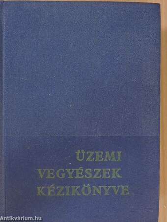 Üzemi vegyészek kézikönyve