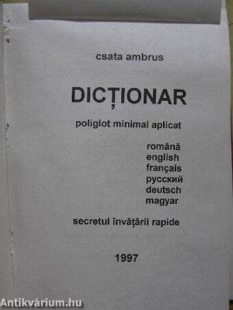 Dictionar