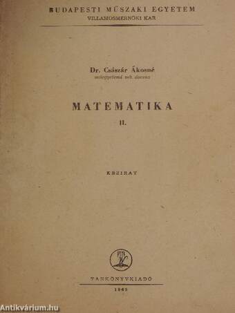 Matematika II.