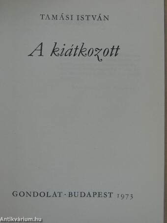 A kiátkozott