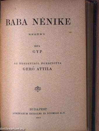 Az Ollenburg-dynastia és egyéb elbeszélések/Baba nénike