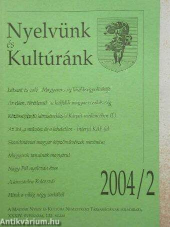 Nyelvünk és Kultúránk 2004/2.