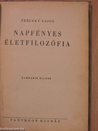 Napfényes életfilozófia