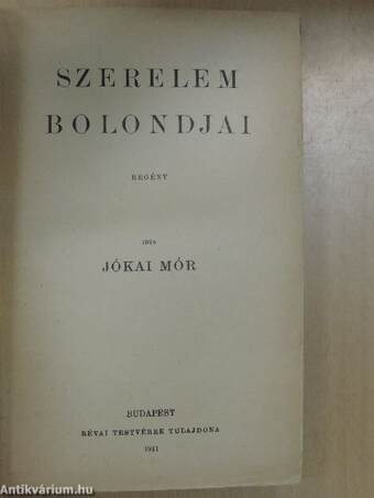 Szerelem bolondjai