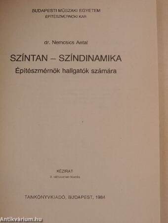 Színtan - színdinamika