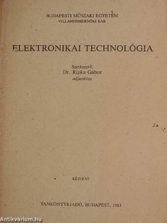 Elektronikai technológia