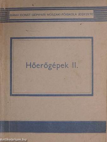 Hőerőgépek II.