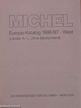 Michel Europa-Katalog West 1996/97 I-II.