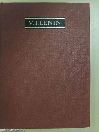 V. I. Lenin összes művei 22.