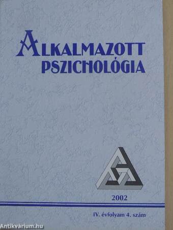 Alkalmazott Pszichológia 2002/4.