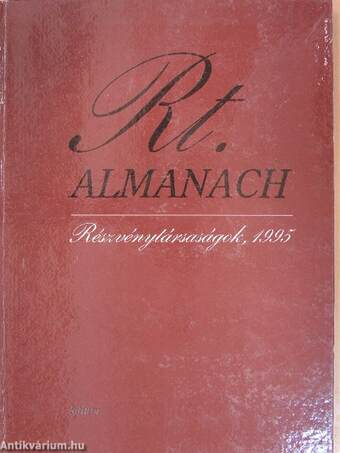 Rt. Almanach - Részvénytársaságok 1995