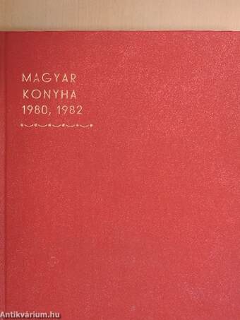 Magyar Konyha 1980, 1982. január-december
