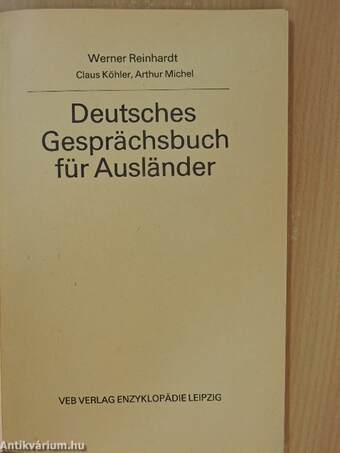 Deutsches Gesprächsbuch für Ausländer