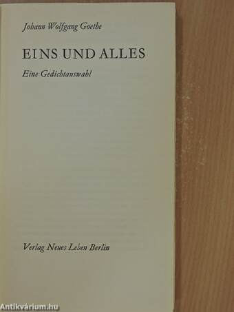 Eins und alles