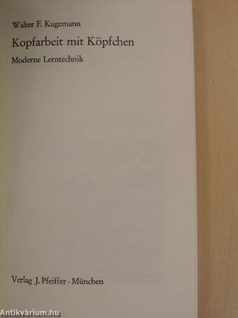 Kopfarbeit mit Köpfchen