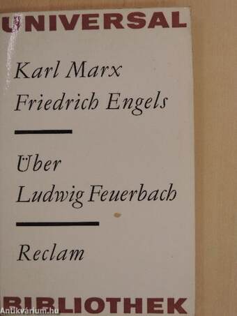 Über Ludwig Feuerbach